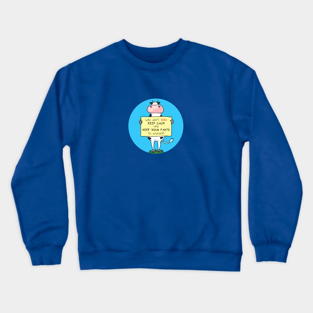 Keep Calm Crewneck Sweatshirt by Otterlyalice